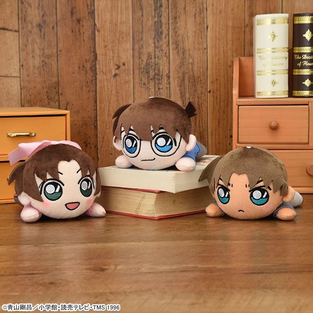 名探偵コナン 寝そべり ぬいぐるみコナン&平次&和葉~毒と幻のデザイン~