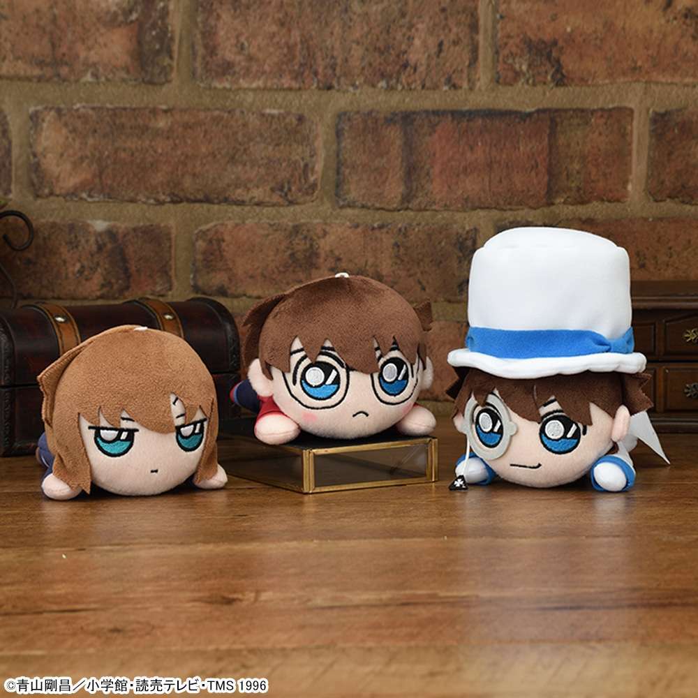 名探偵コナン 寝そべり ぬいぐるみコナン&怪盗キッド&灰原~怪盗キッドの絡繰箱~