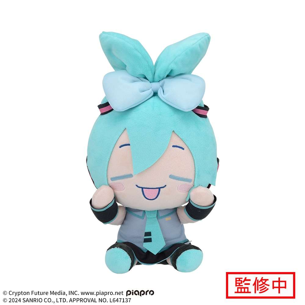 初音ミク×シナモロール　Mぬいぐるみ初音ミク