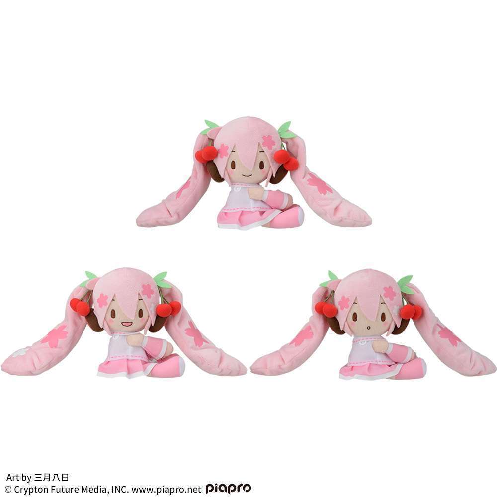 初音ミクシリーズ　モアプラスくっつきぬいぐるみ桜ミク