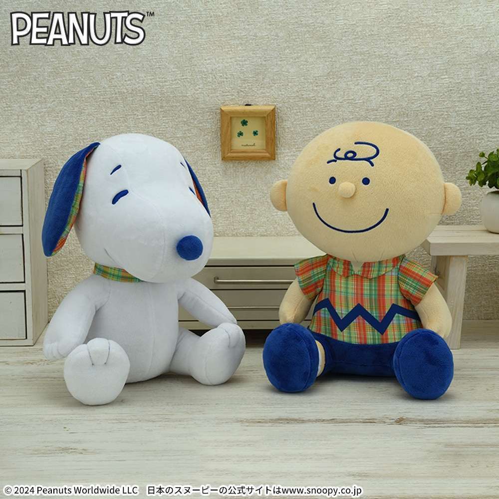 SNOOPY™ Lぬいぐるみ サマーチェック