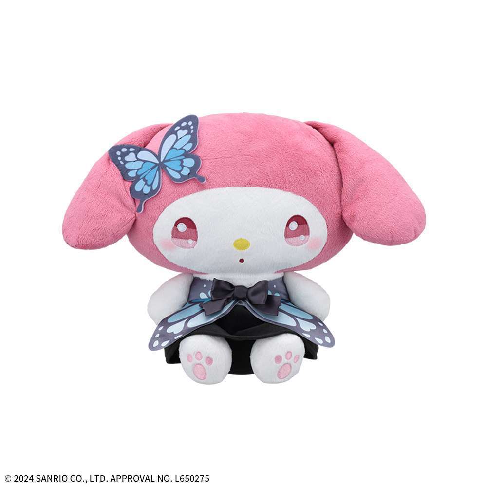 ゆるかわ　サンリオキャラクターズ　Lぬいぐるみマイメロディ Romantic Butterflies