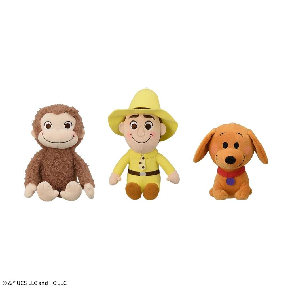 おさるのジョージ 赤いほっぺ ぬいぐるみ