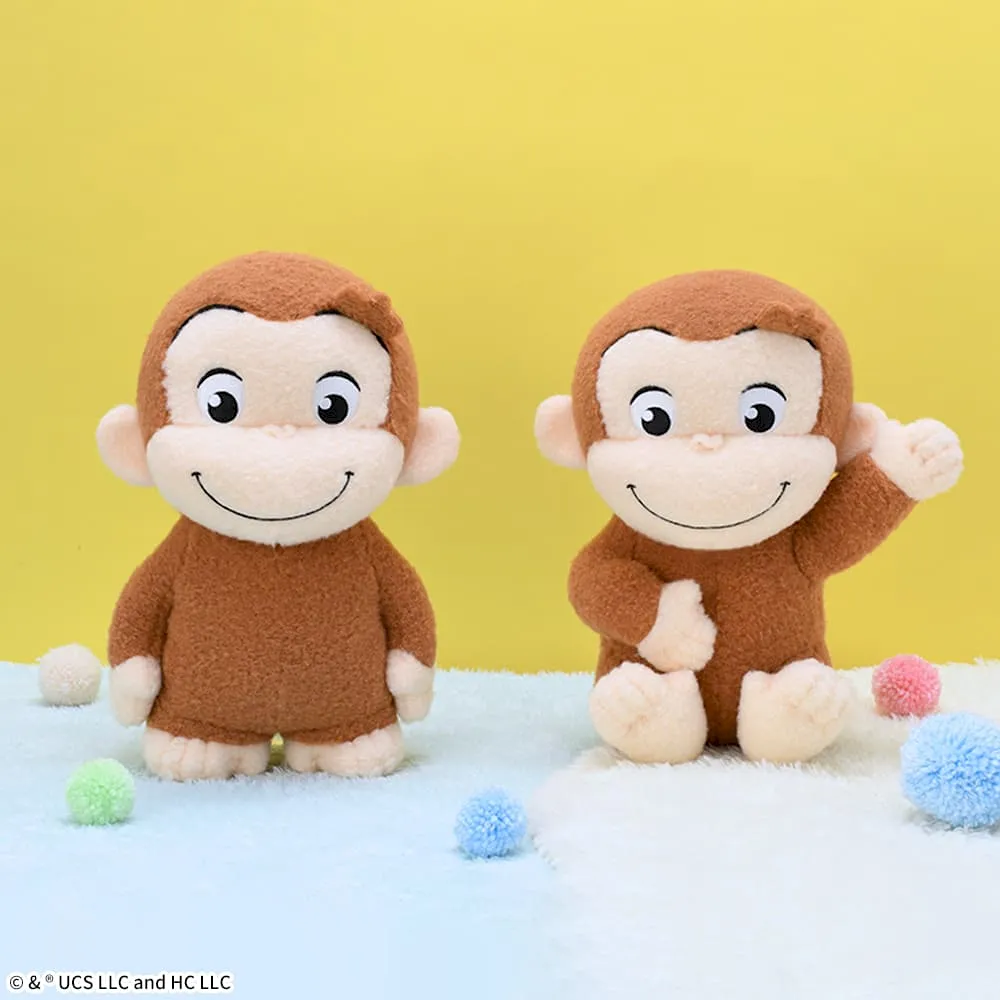 おさるのジョージ ぽってりLぬいぐるみ ふわもこ