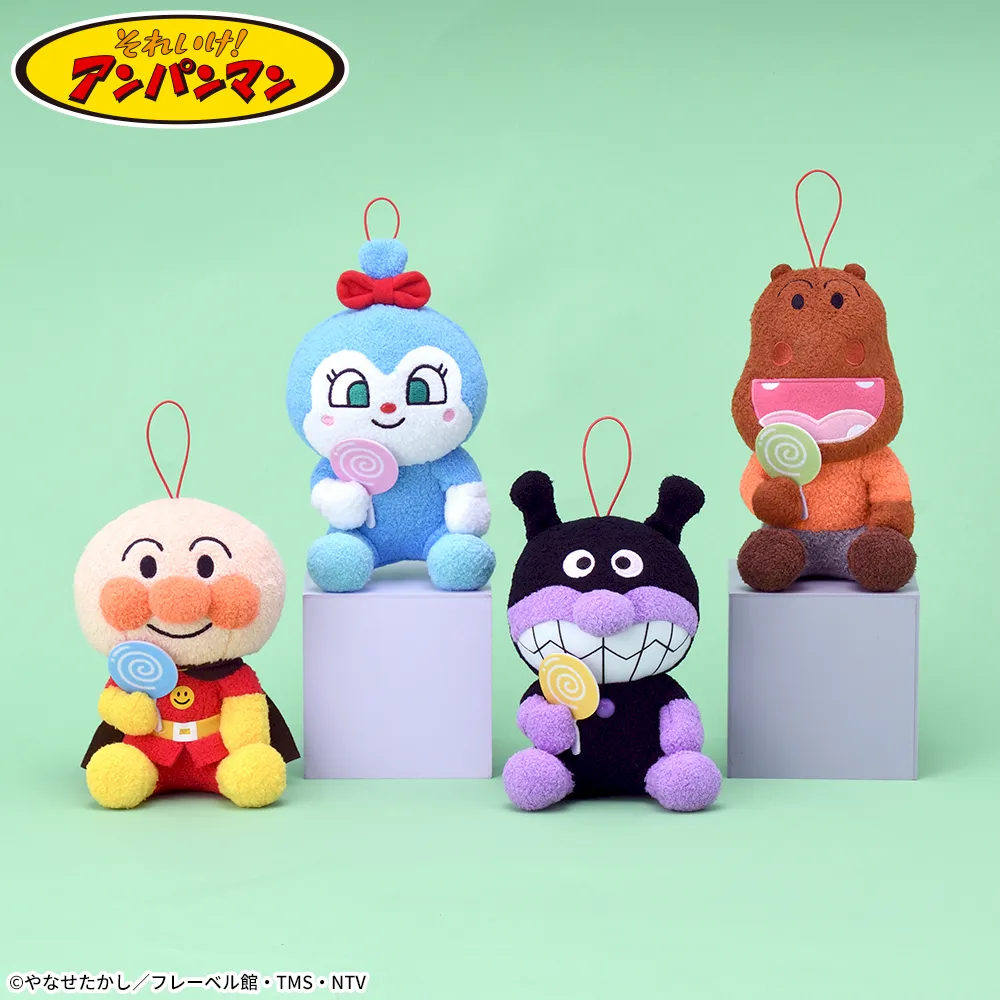 それいけ!アンパンマン ころふわ カラフルキャンディぬいぐるみ