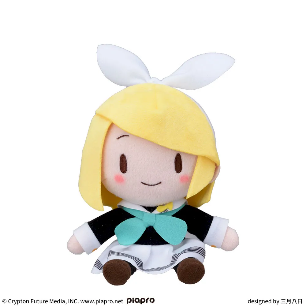 初音ミクシリーズふわぷちミニぬいぐるみ鏡音リン制服Ver.