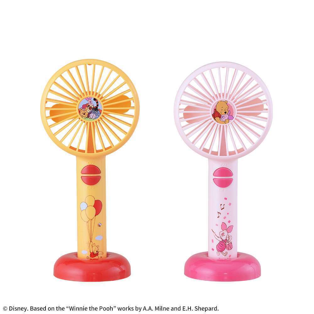 くまのプーさん　プラチナムザッカ2WAYハンディファン