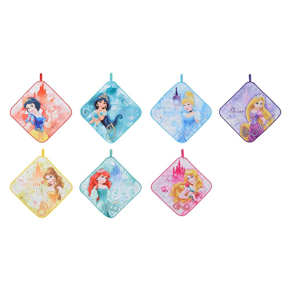ディズニープリンセス モアプラスループ付タオル