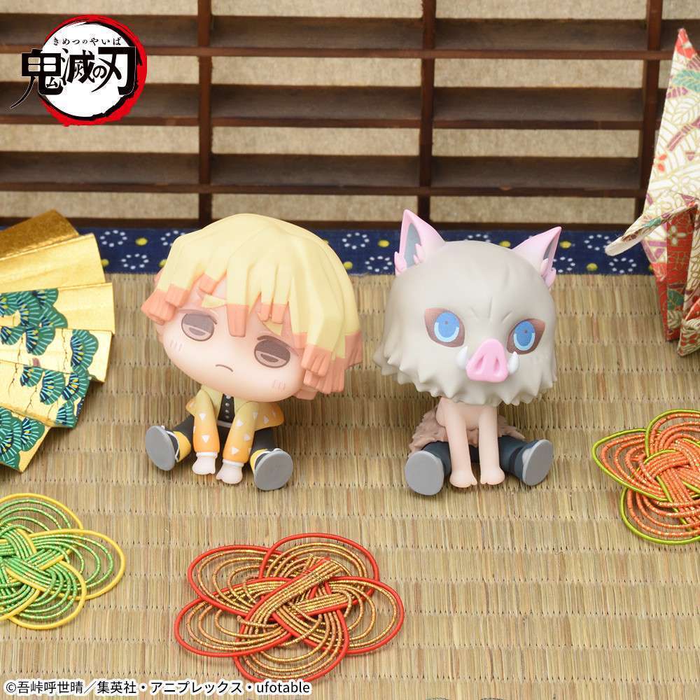 「鬼滅の刃」　きゅるみー　ミニフィギュア我妻善逸&嘴平伊之助