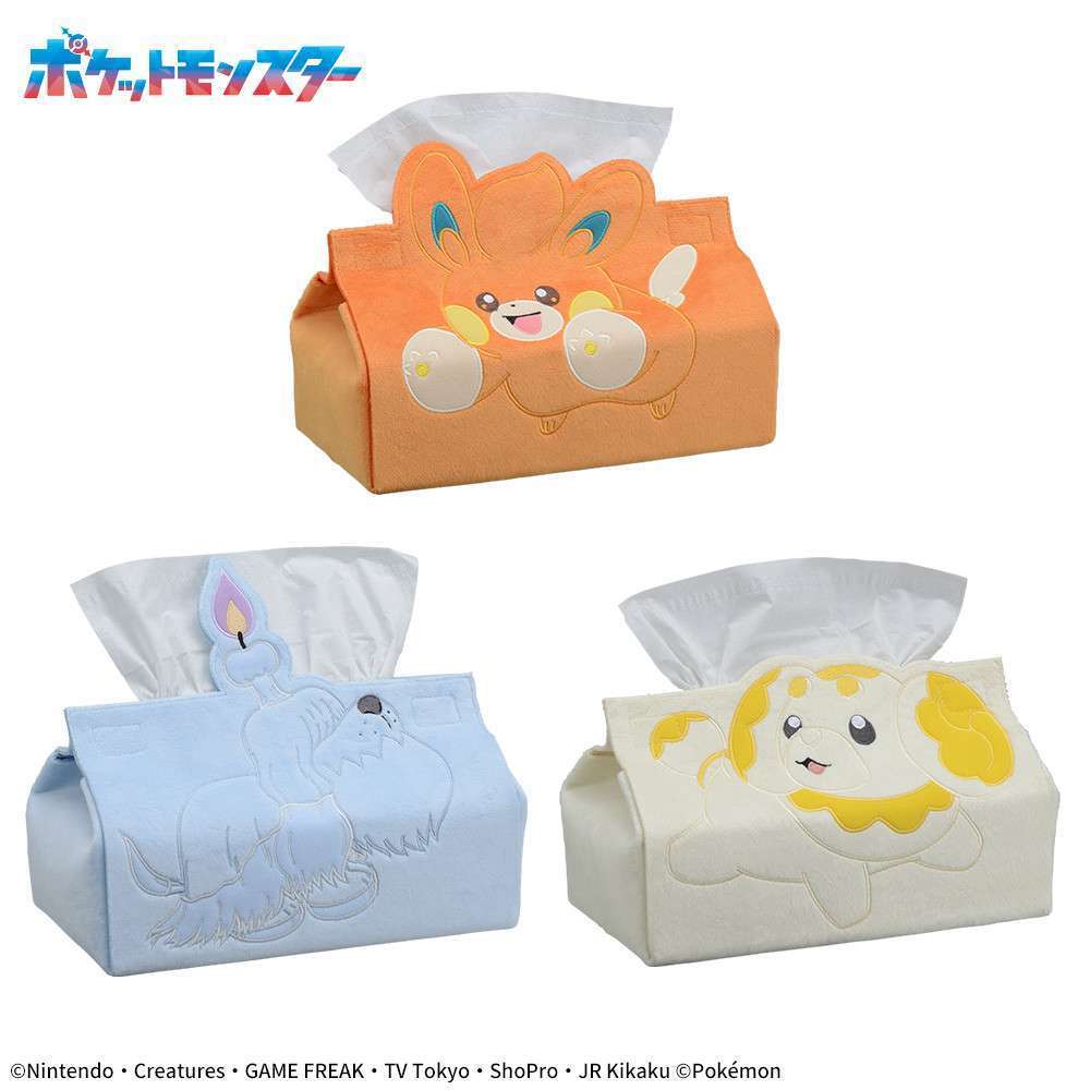 ポケットモンスター プレミアムティッシュボックスカバー ~パモ/パピモッチ/ボチ~