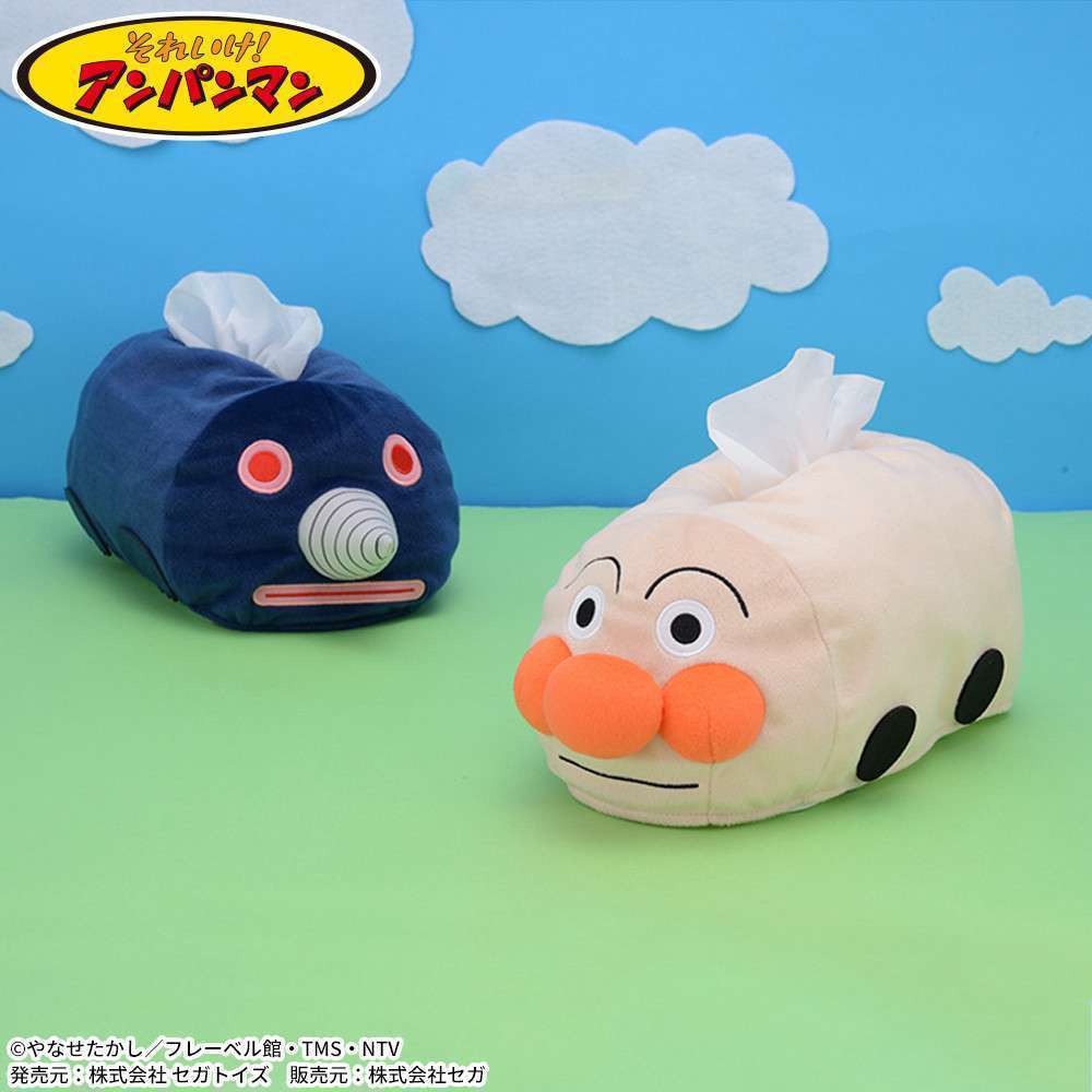 それいけ!アンパンマン プレミアムのりものティッシュカバー