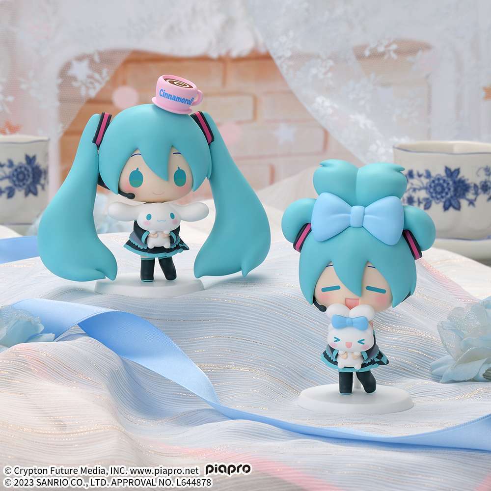 初音ミク×シナモロール ミニフィギュア