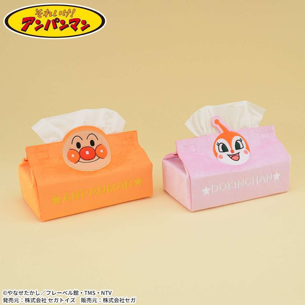 それいけ!アンパンマン プレミアムアップリケ ティッシュボックスカバー
