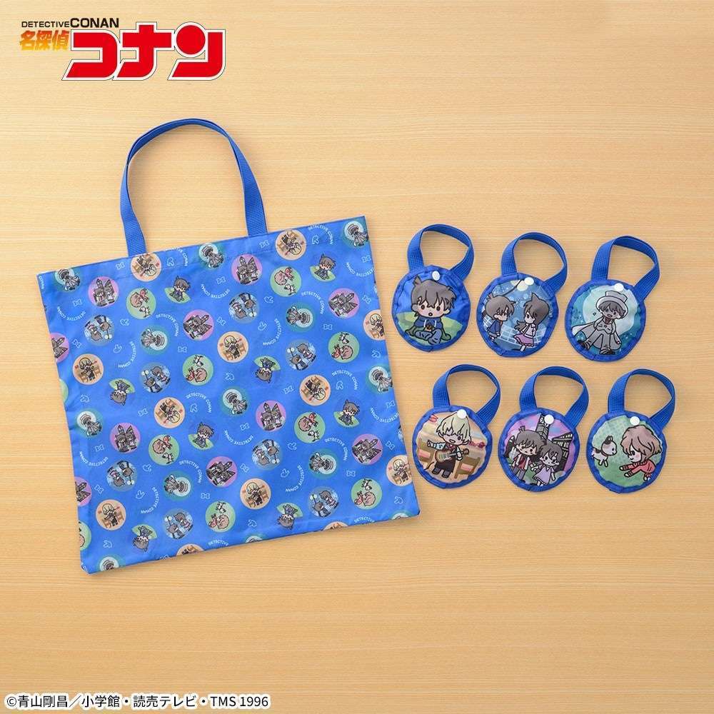 名探偵コナン メモリアルカット ラウンド型ケース付エコバッグ