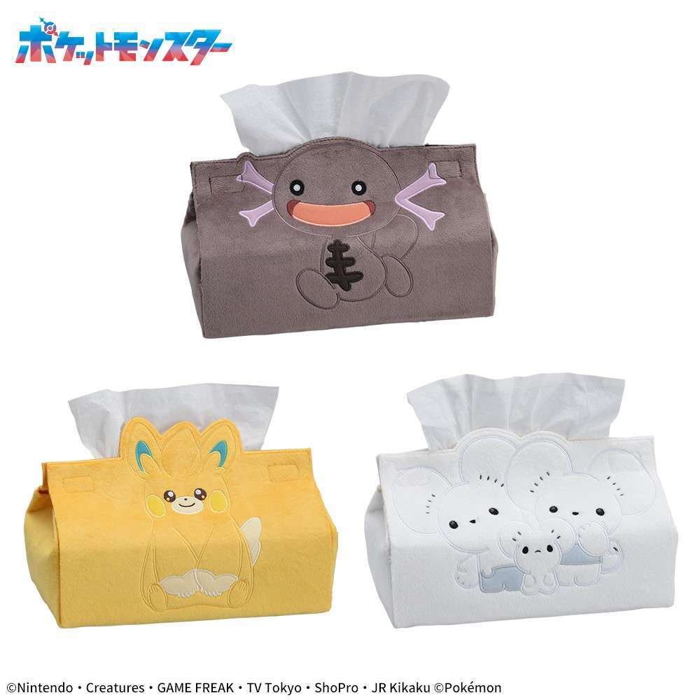 ポケットモンスター　プレミアムティッシュボックスカバー　～ウパー（パルデアのすがた）／ パモット／イッカネズミ～