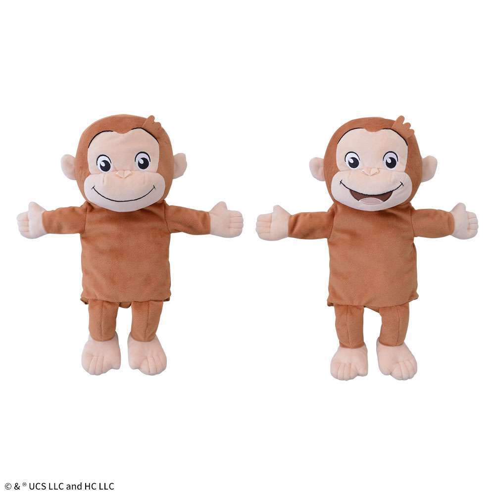おさるのジョージ プレミアムぬいぐるみパペット