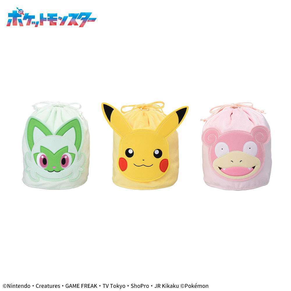 ポケットモンスター　プレミアム巾着バニティポーチ