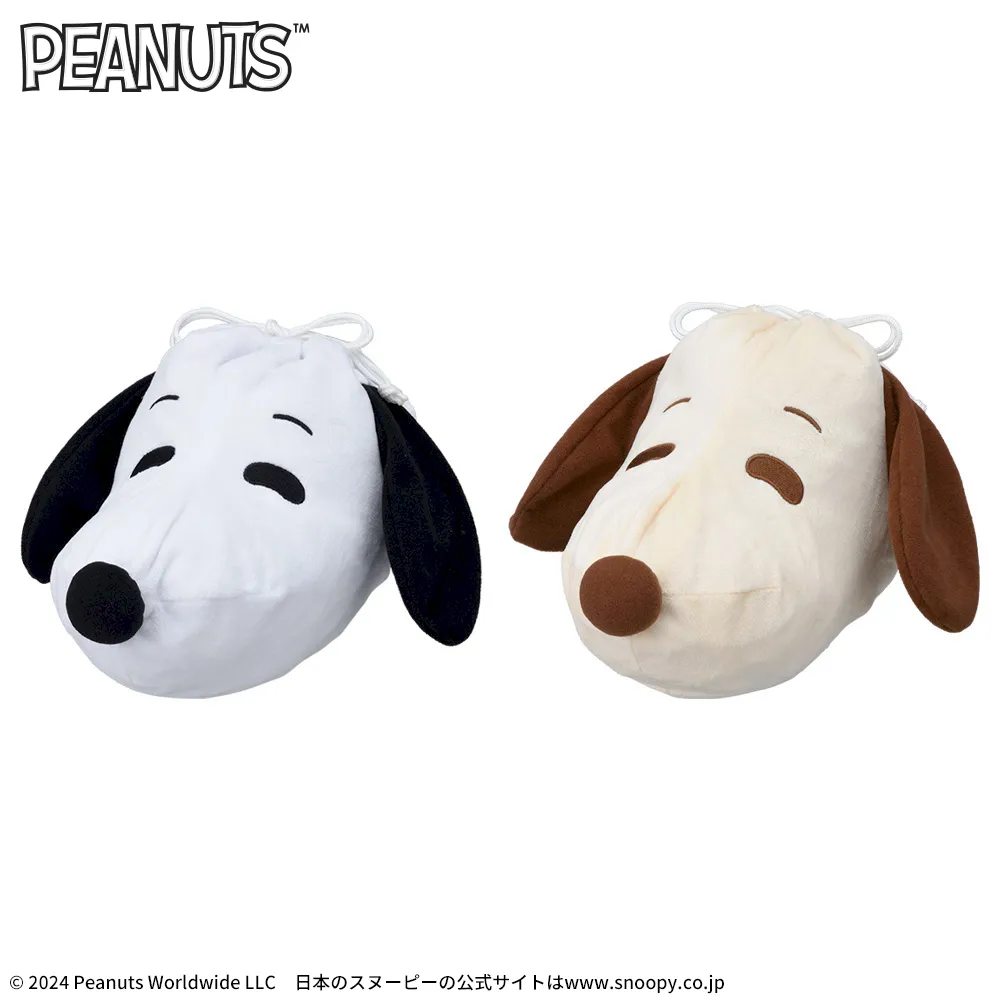 SNOOPY™ プラチナムザッカぬいぐるみ巾着