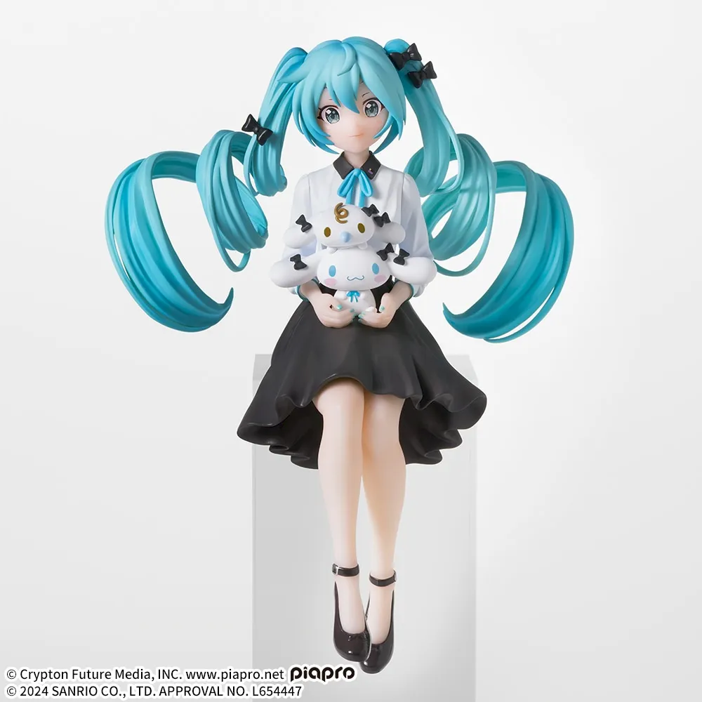 初音ミクシリーズ ちょこのせ プレミアムフィギュア初音ミク×シナモロールおすましVer.