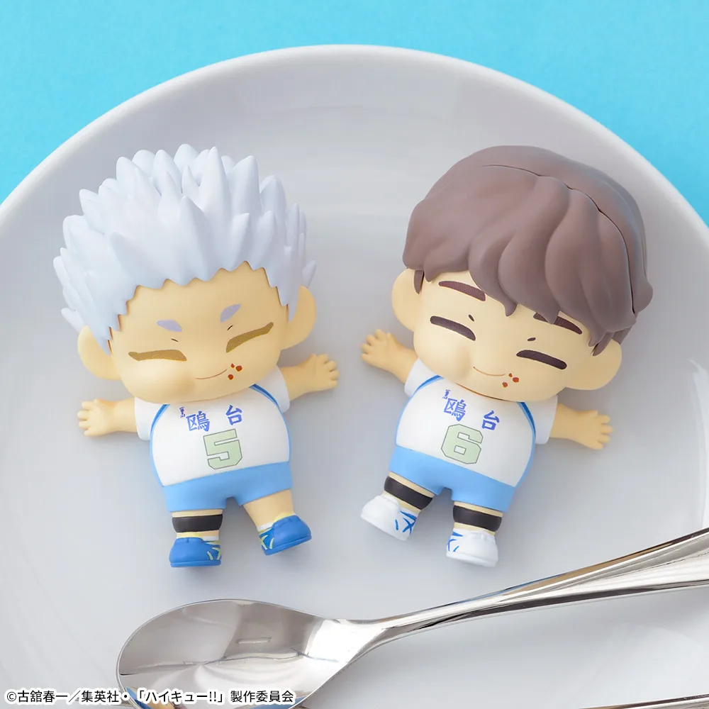 アニメ「ハイキュー!!」　まんぷくごちそうさマスコット　ミニフィギュアVol.3