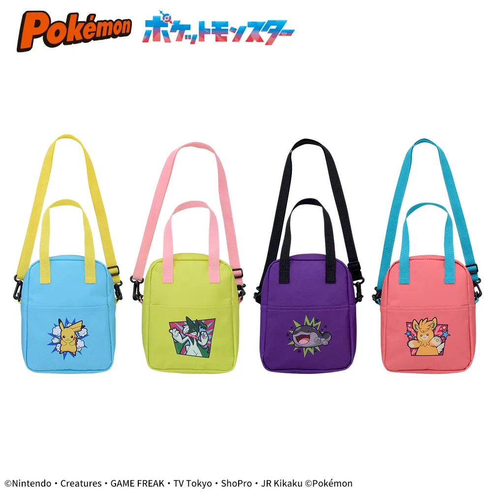 ポケットモンスタープラチナムザッカカラフルショルダーバッグ