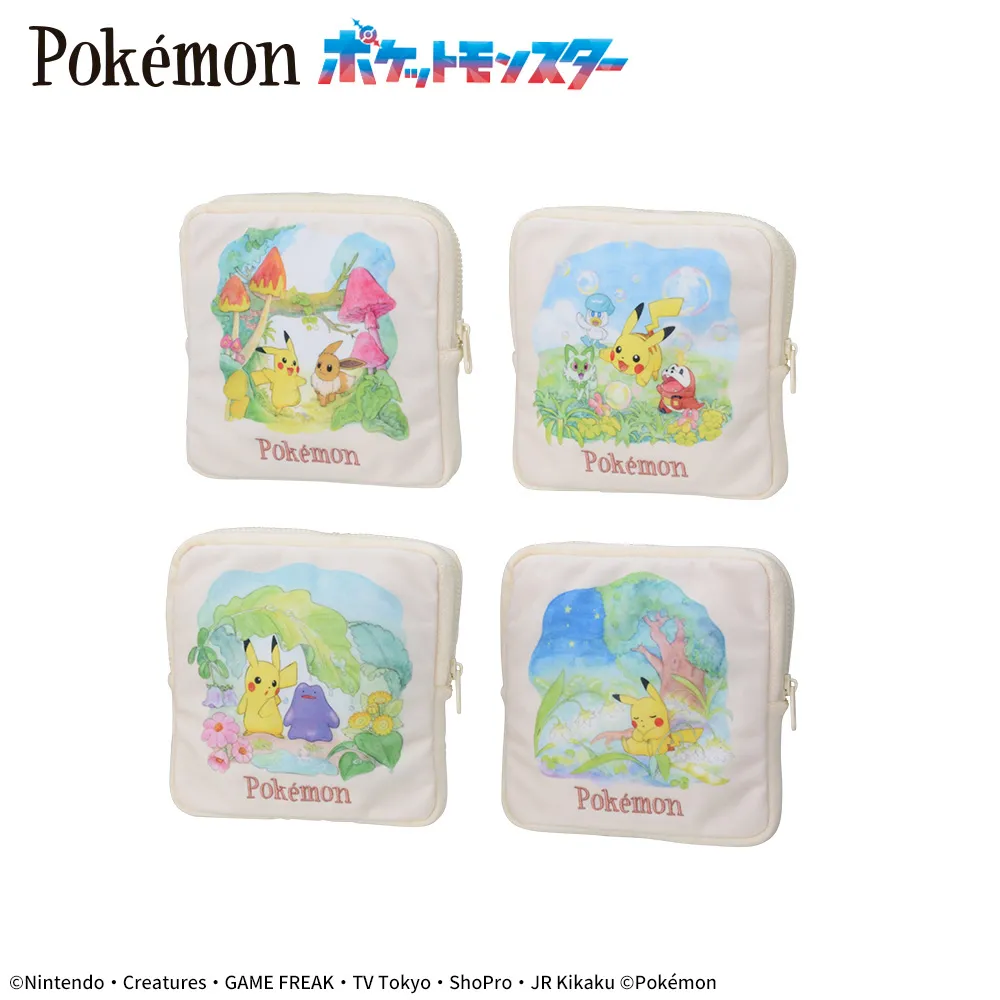 ポケットモンスタースクエアポーチOneSceneArt