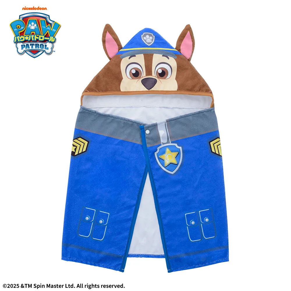 パウ・パトロールプラチナムザッカフード付バスタオル