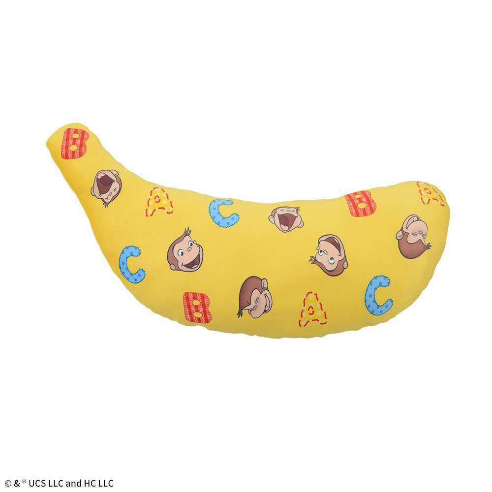 おさるのジョージ プレミアムおおきなバナナクッション