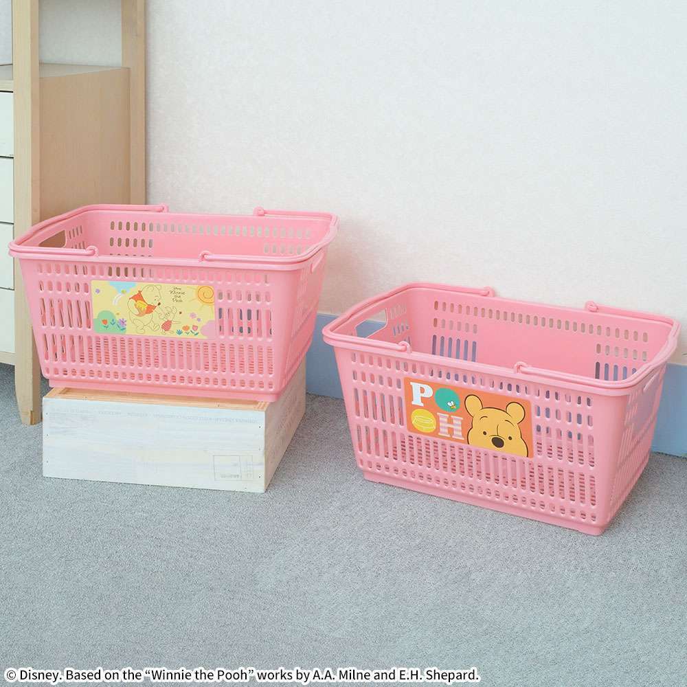 くまのプーさん　プラチナムザッカメッシュカゴ