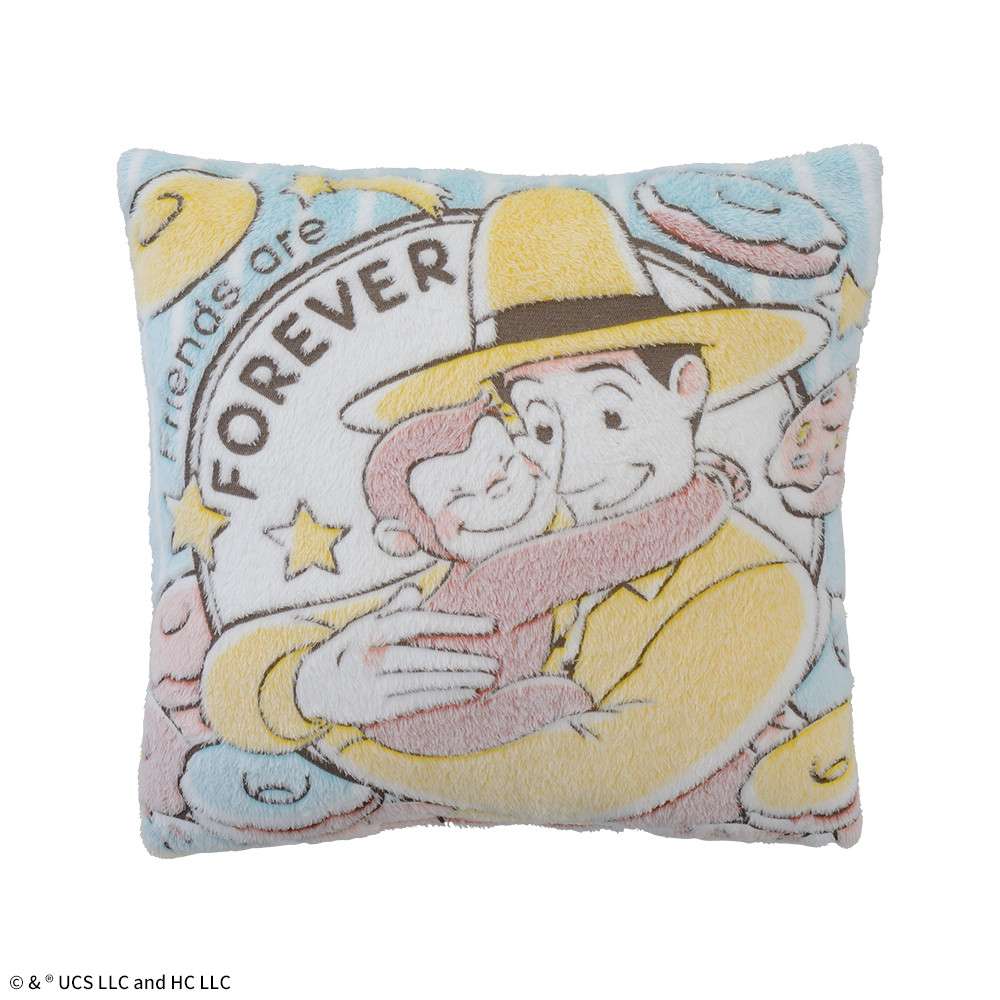 おさるのジョージ プレミアムfuwa&hugクッション