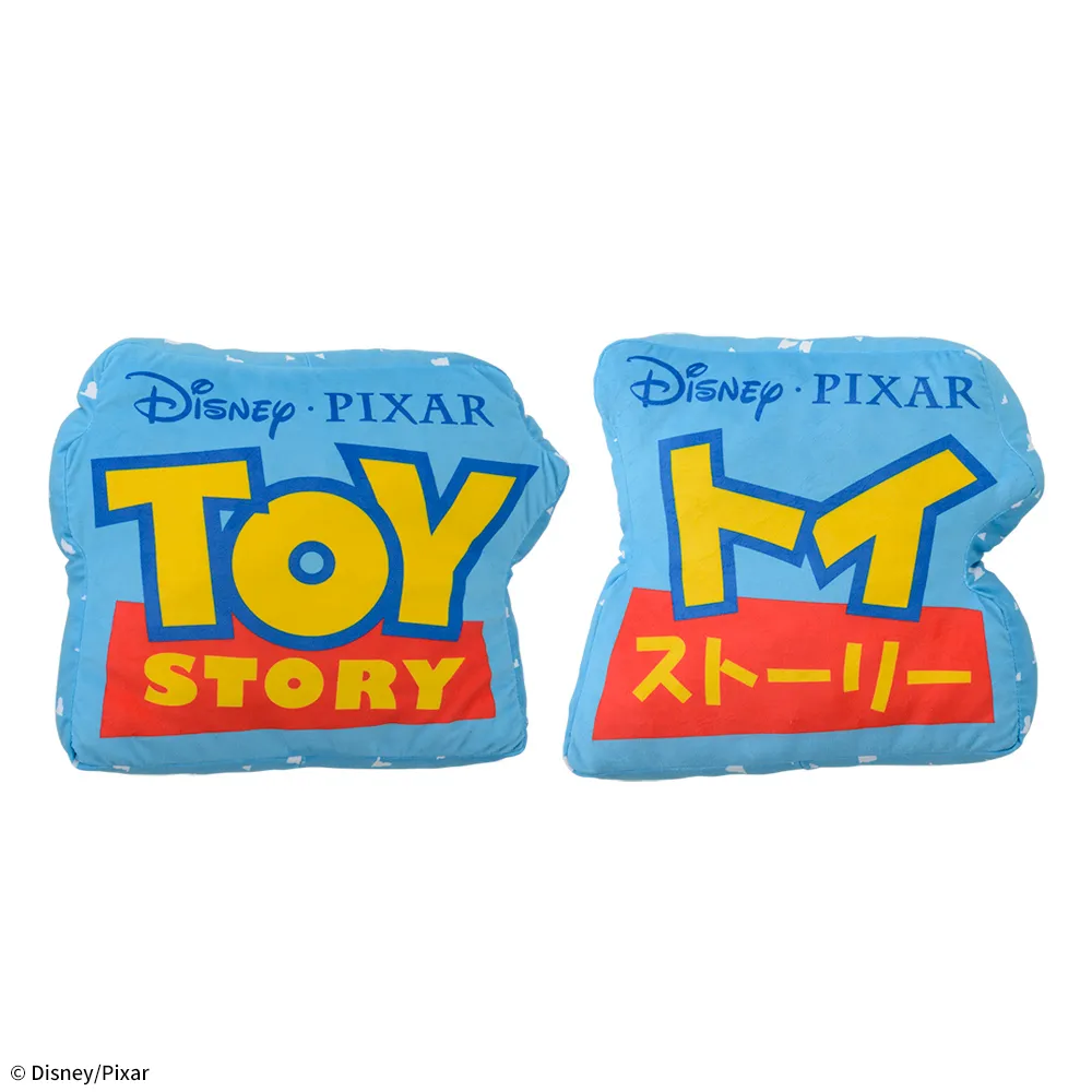 【ラウンドワン限定】トイ・ストーリープラチナムザッカダイカットロゴクッション