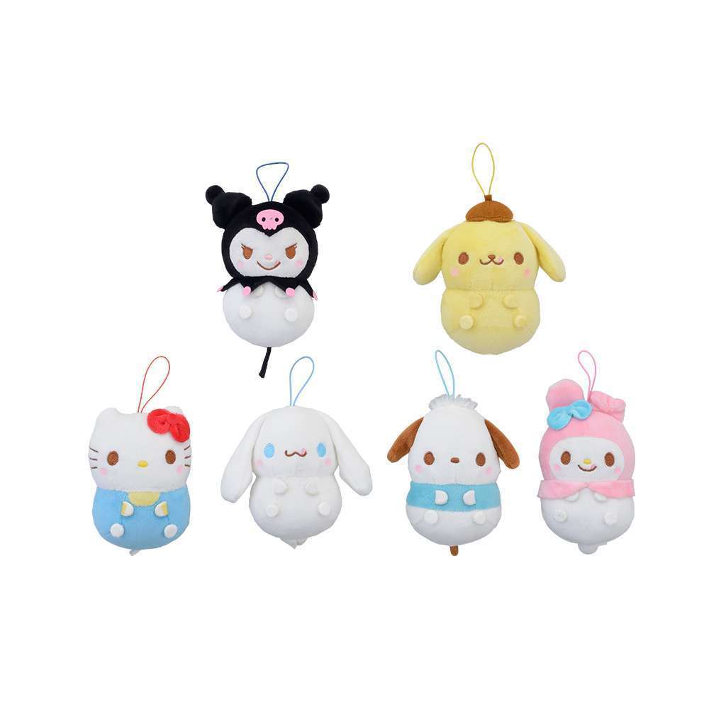 ゆるかわ　サンリオキャラクターズ　ぽちゃころりん　マスコット