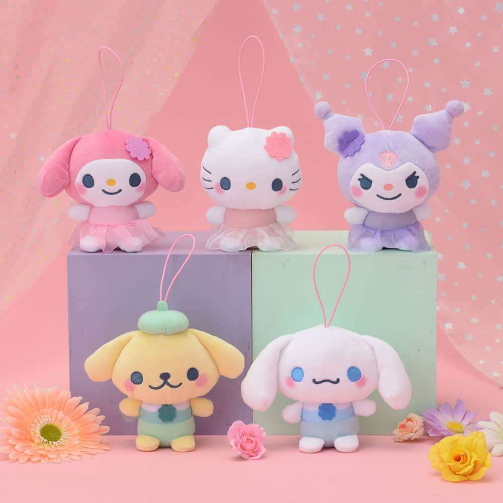 ゆるかわ　サンリオキャラクターズ　フェアリードレスマスコット