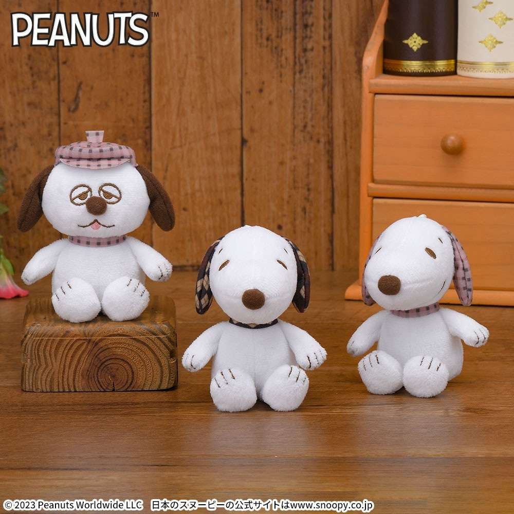 SNOOPY™ マスコット チェックスタイル