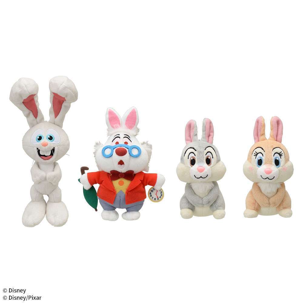 ディズニーキャラクター&ピクサー キャラクター マスコット うさぎ集合