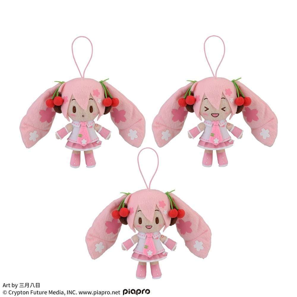 初音ミクシリーズ　モアプラスふわふわマスコット桜ミク