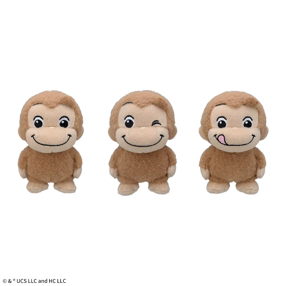 おさるのジョージ ぽってりマスコット ふわもこ