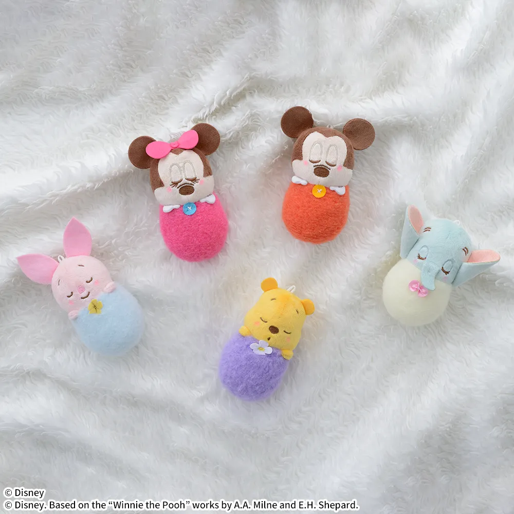 ディズニーキャラクター ちびーず マスコット おねんねVer.