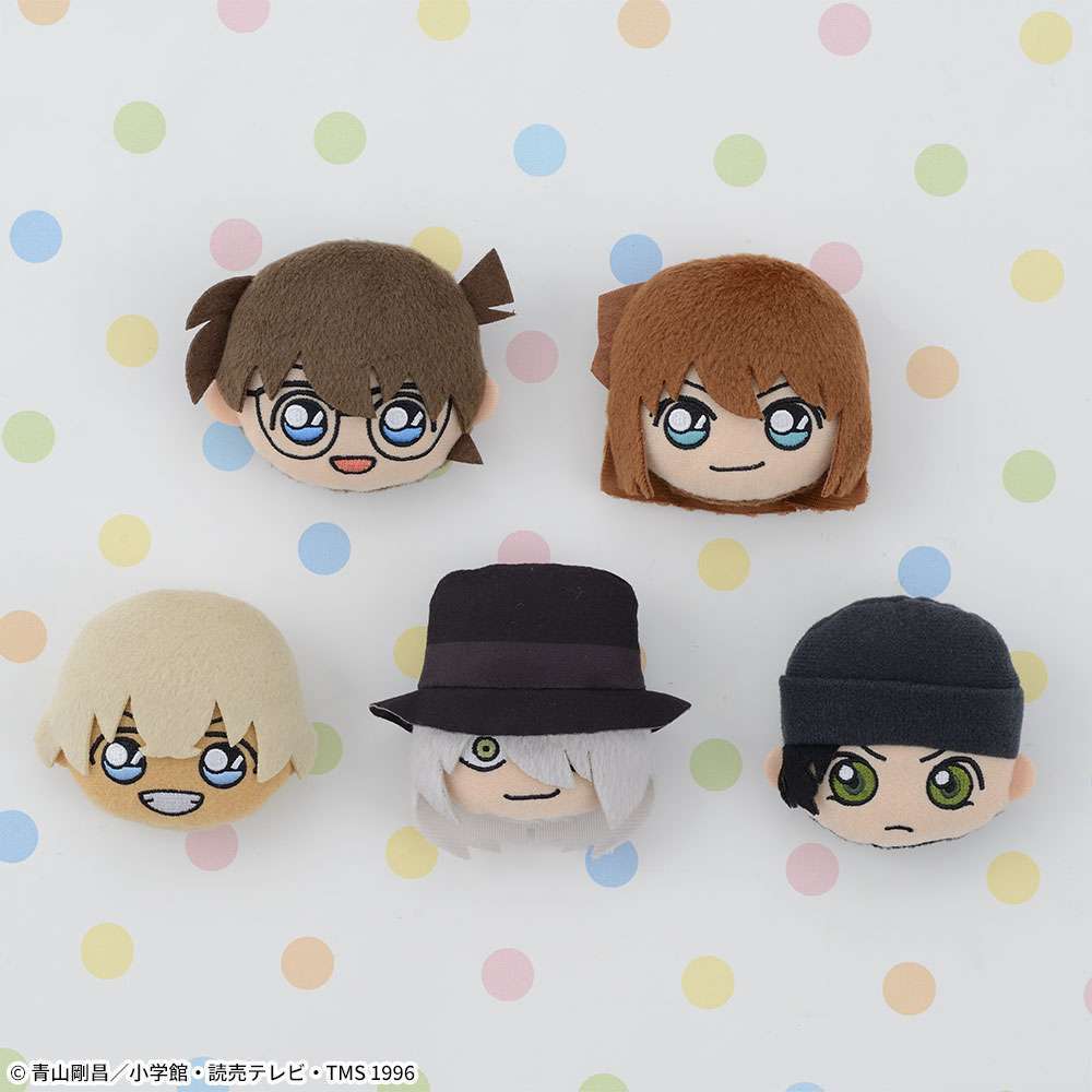 名探偵コナン　きゃらまる　マスコットバッジ“コナン&灰原&安室&ジン&赤井