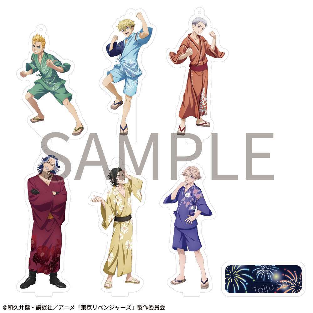 東京リベンジャーズ スタンド付クリアキーチェーン 夏祭りだぜ!