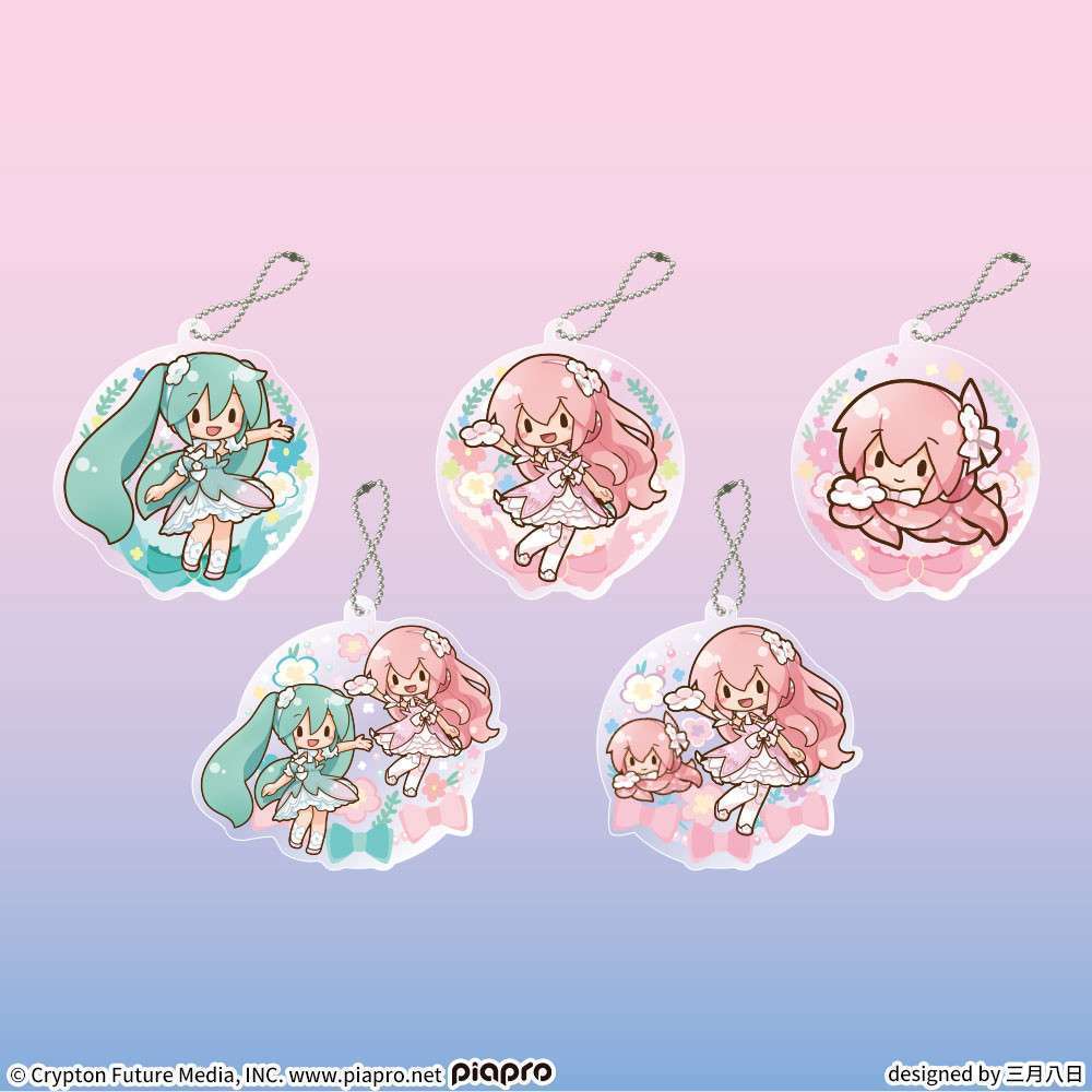 初音ミクシリーズ ふわぷち アクリルキーチェーン 巡音ルカ15th Ver.