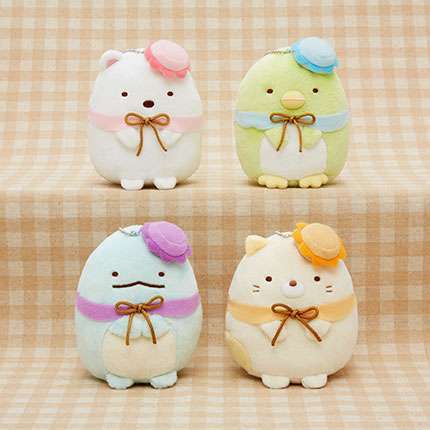 すみっコぐらし ボールチェーン付きマカロンぬいぐるみ