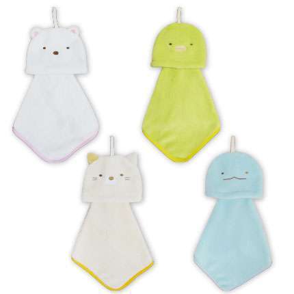 すみっコぐらし ループ付きマスコットタオル