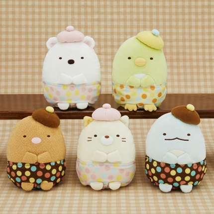 すみっコぐらし カラフルチョコぬいぐるみ