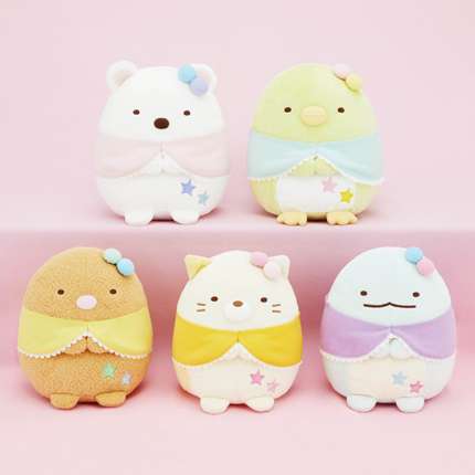 すみっコぐらし パステルポンチョぬいぐるみ