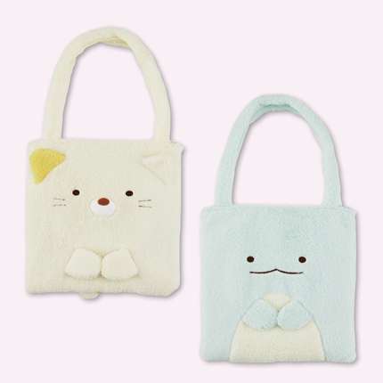 すみっコぐらし ふわふわフェイスバッグ