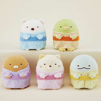 すみっコぐらし すみっコとうみっコ ユカタぬいぐるみ