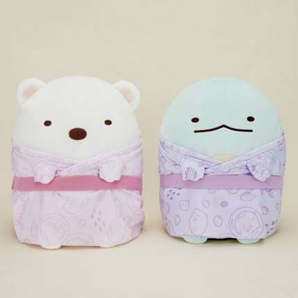 すみっコぐらし すみっコとうみっコ  ユカタぬいぐるみXL