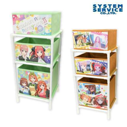 五等分の花嫁∬ 3段収納ラック