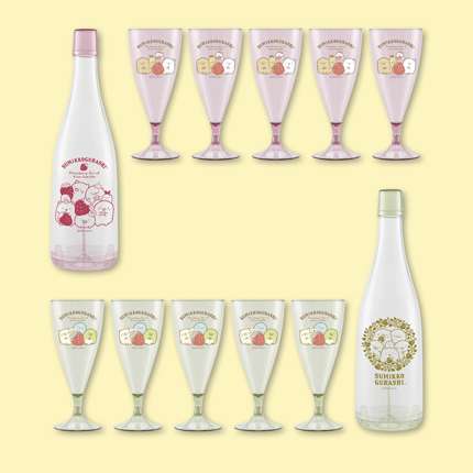 すみっコぐらし いちごフェア プラグラスセット